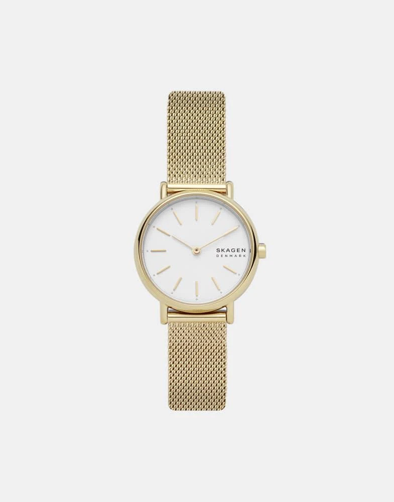 Skagen Skagen Women's signatur lille slim two-hand, gold-tone stainless steel watch- GOLD 1