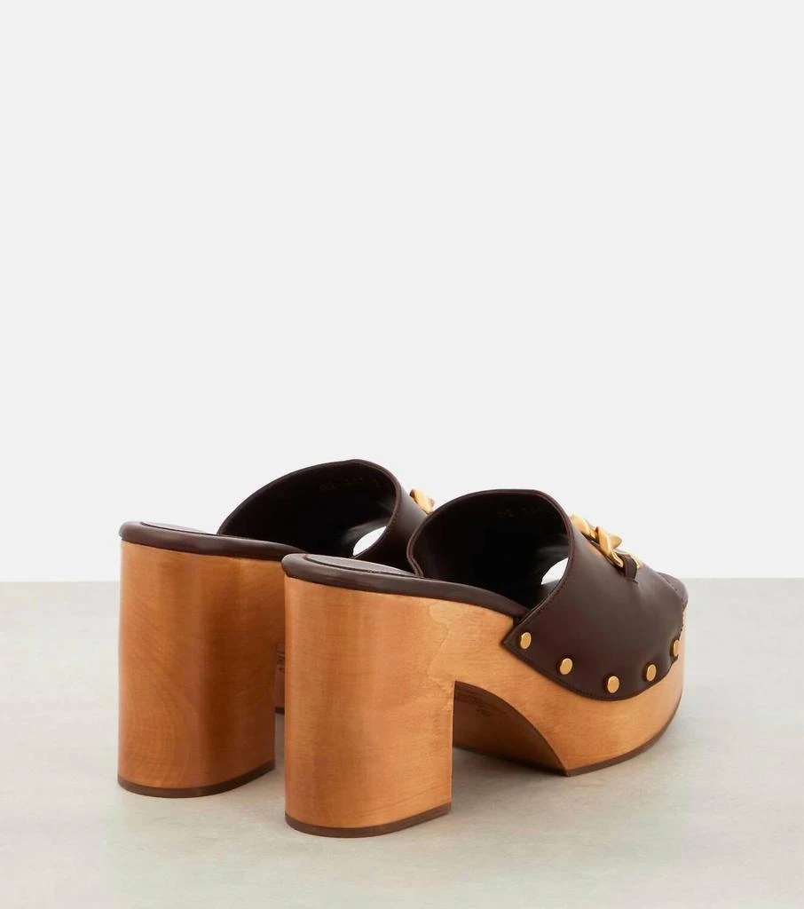 Valentino Valentino Garavani - Women
s Vlogo Chain Leather Mules 3