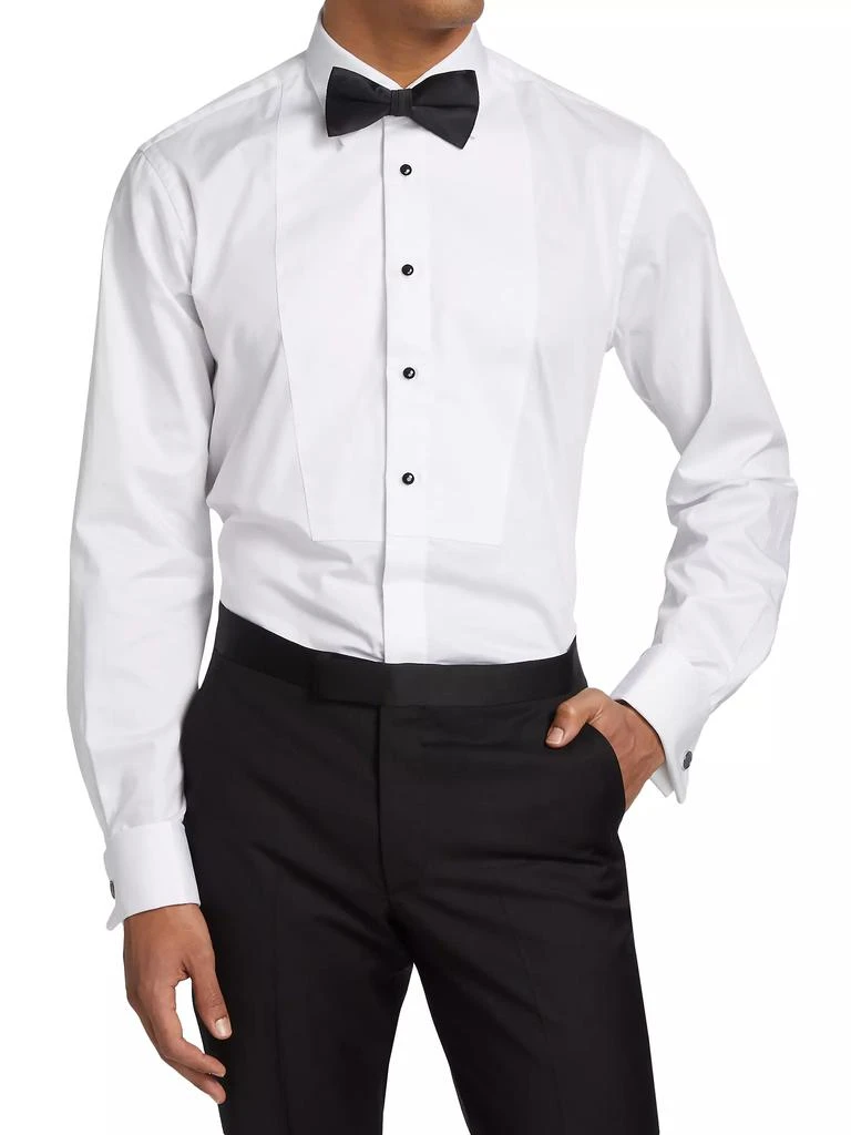 Saks Fifth Avenue COLLECTION Travel Stud Tuxedo Shirt 3