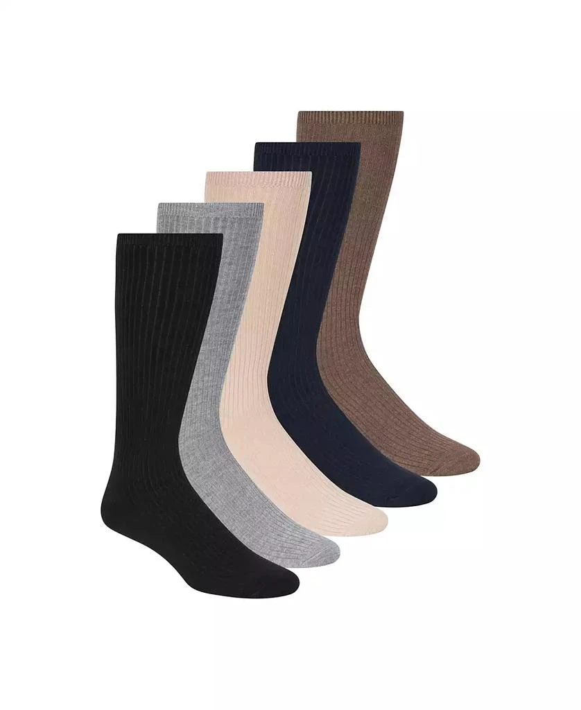Scotch & Soda Men's 5-Pack Ribbed Crew Dress Socks 1