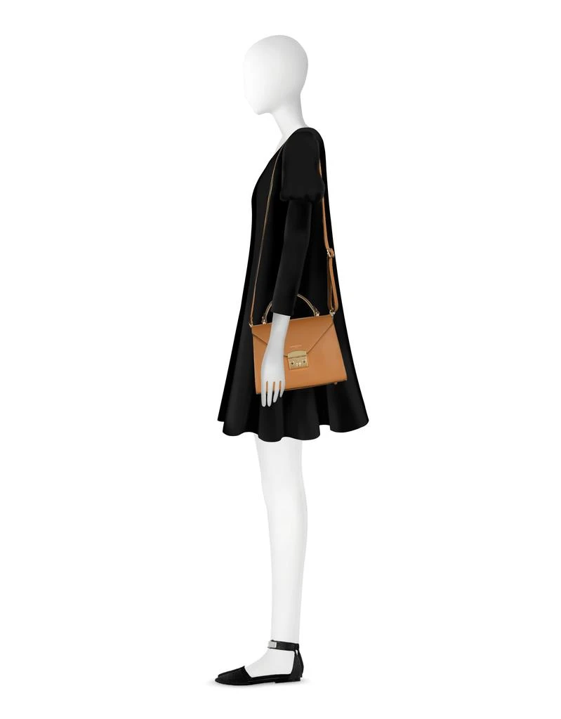 LePARMENTIER Paris Peggy Leather Top Handle Satchel Bag 3
