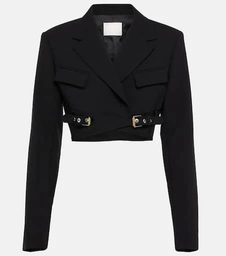 Dion Lee Interlock belted cropped blazer 1