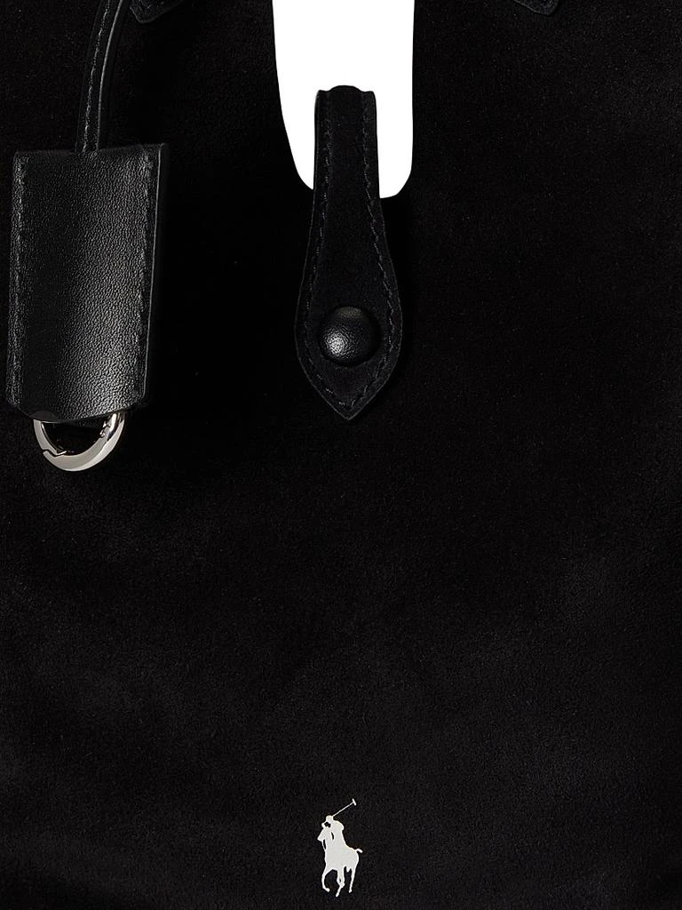 Ralph Lauren Small Polo Play Suede Tote Bag 5