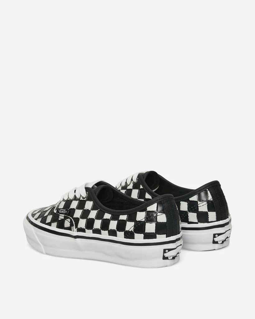 Vans Authentic 44 Leather Check Vibram Sneakers Black / White 4