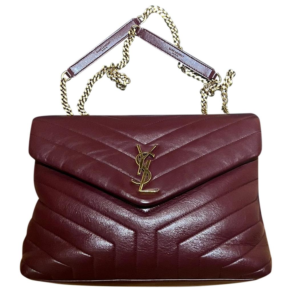 【関税＆送料込み】Saint Laurent Loulou Leather Crossbody B Loulou leather crossbody bag Saint Laurent Black in Leather