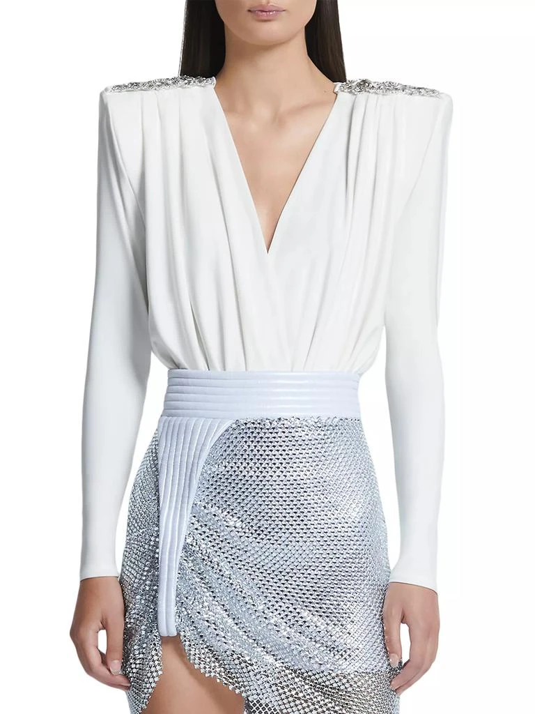 Zhivago Roxy Jewel-Embellished Bodysuit 6