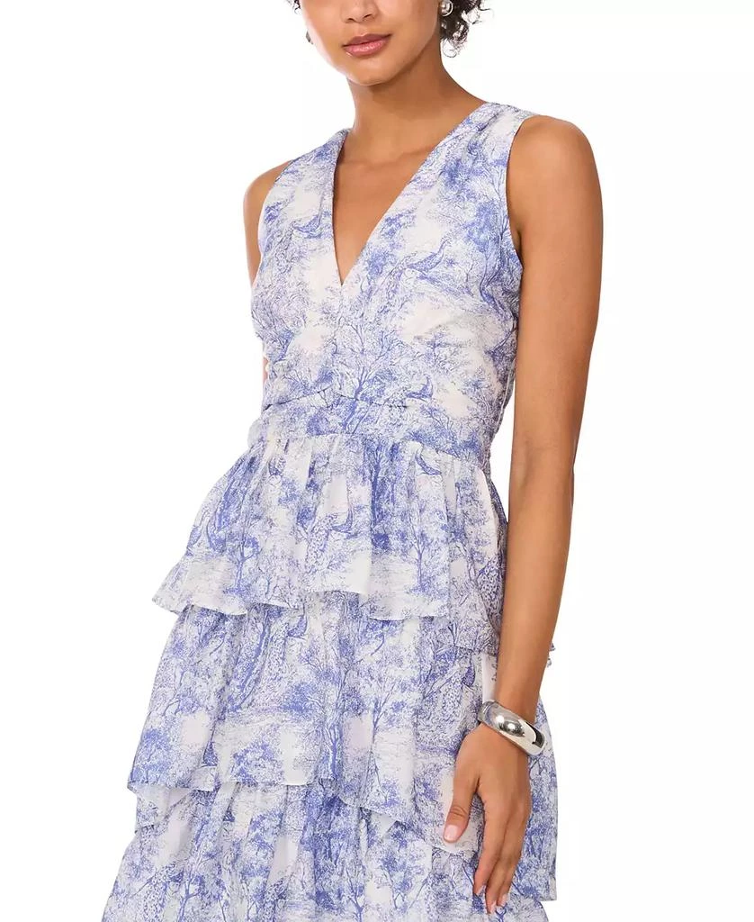 1. State Women's Printed Tiered Ruffled Maxi Dress 3