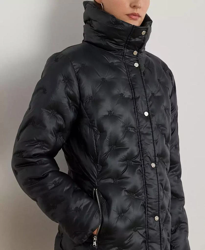 Ralph Lauren Women's Embroidered Puffer Coat 4