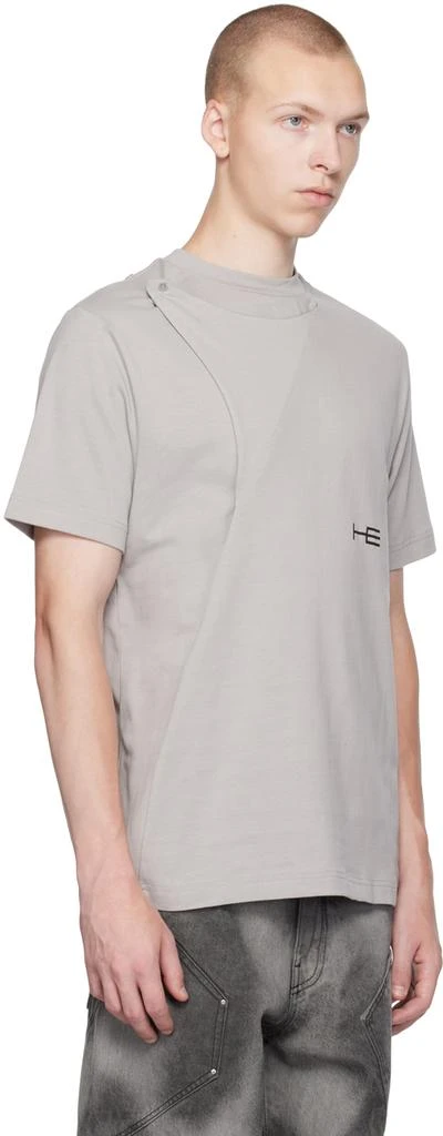 Heliot Emil Gray Enubilous T-Shirt 2
