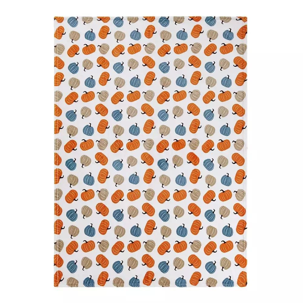 Kate Aurora Autumn Shabby Harvest Multi Pumpkins Ultra Soft 
Plush Oversized Fall Accent Throw Blanket - 50 in. W x 70 in. L 4