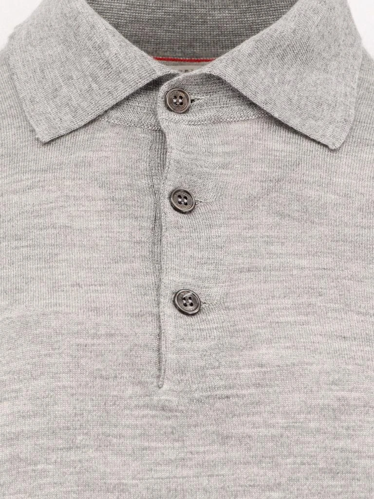 Brunello Cucinelli Cashmere and silk polo shirt 3