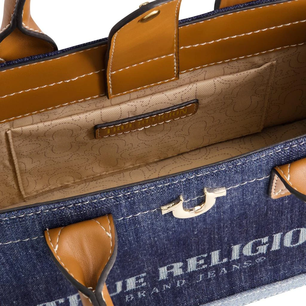 True Religion Modern Edge Denim Tote 5