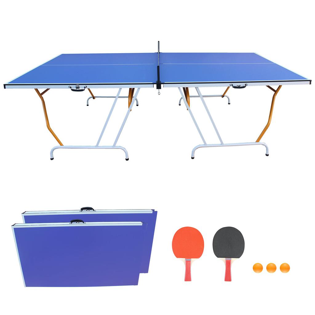 Streamdale Furniture Streamdale Midsize Foldable Table Tennis Table with Paddles and Balls