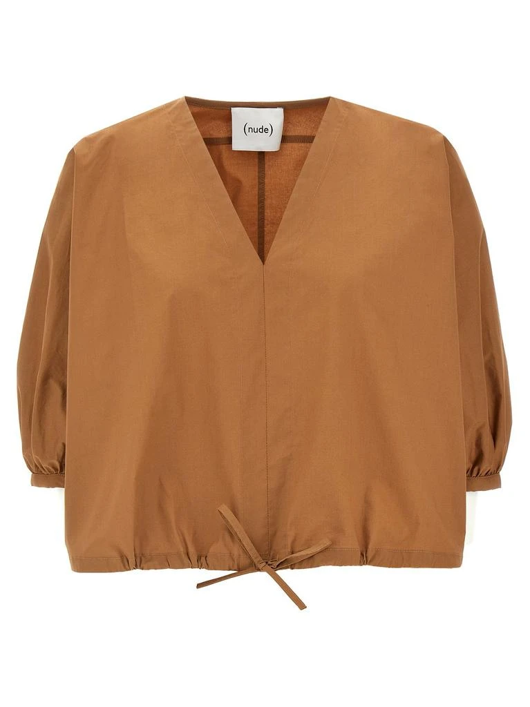 Nude Nude Blouse 3 4 Sleeve Top 1