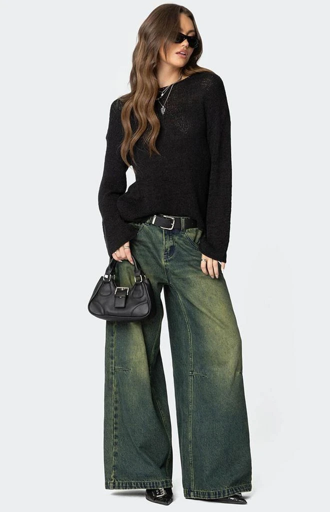 Edikted Drop Shoulder Light Knit Sweater 2