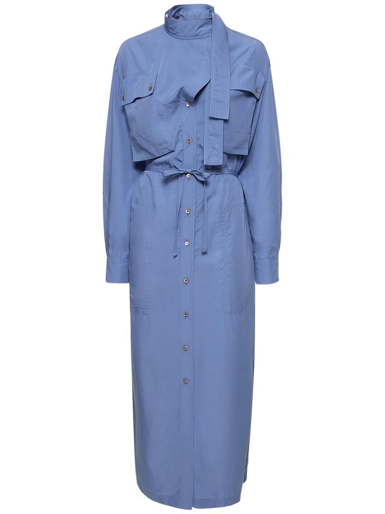 LEMAIRE Two Pocket Midi Shirt Dress