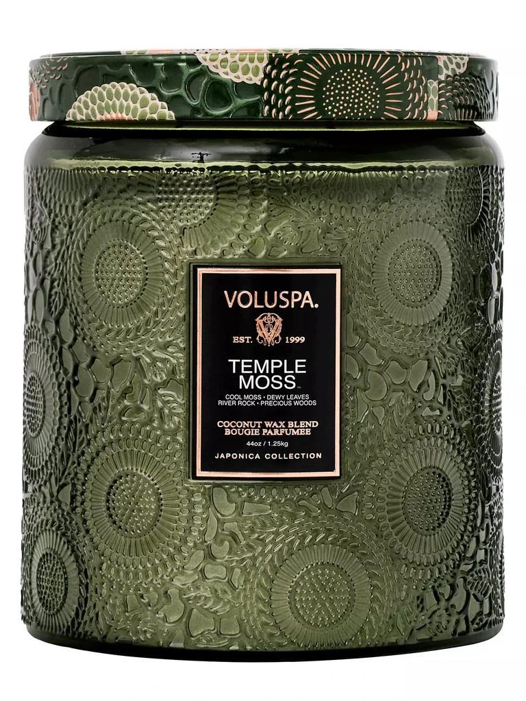 Voluspa Japonica Temple Moss Luxe Jar Candle 1
