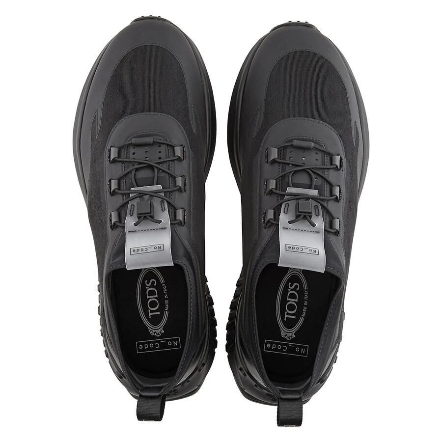 Tod's No_Code J Men's Dark Tar Low Top Sneakers 3