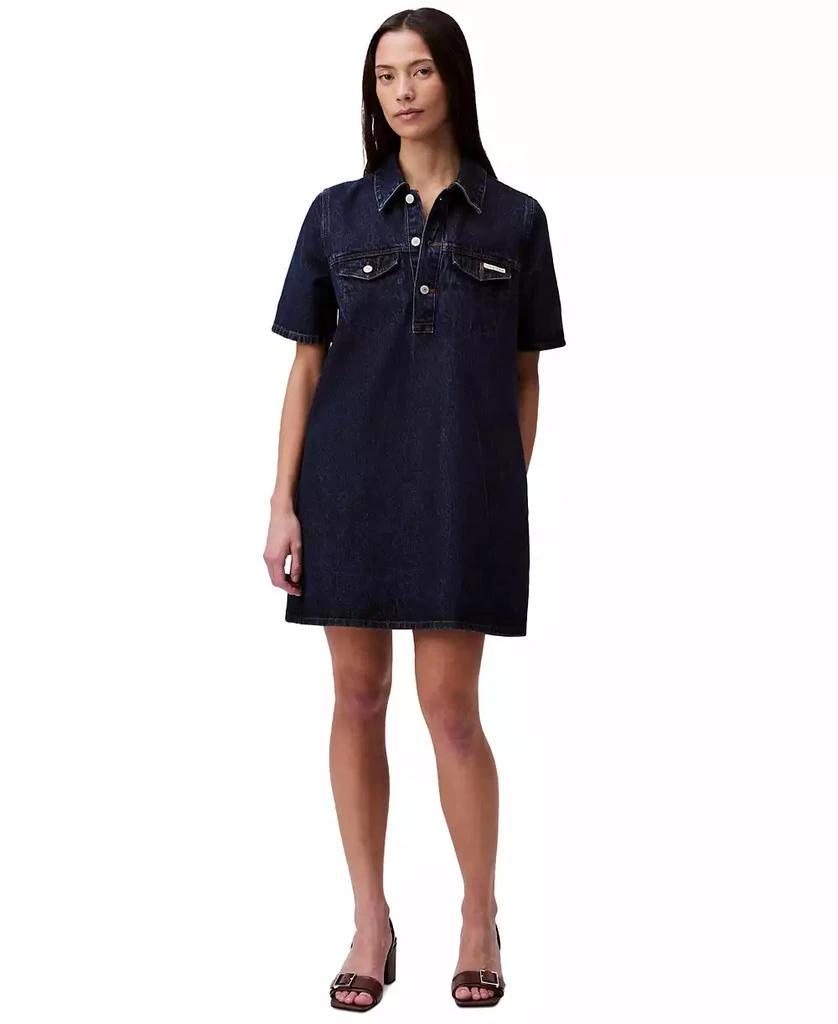 denim popover dress The Denim Popover Dress