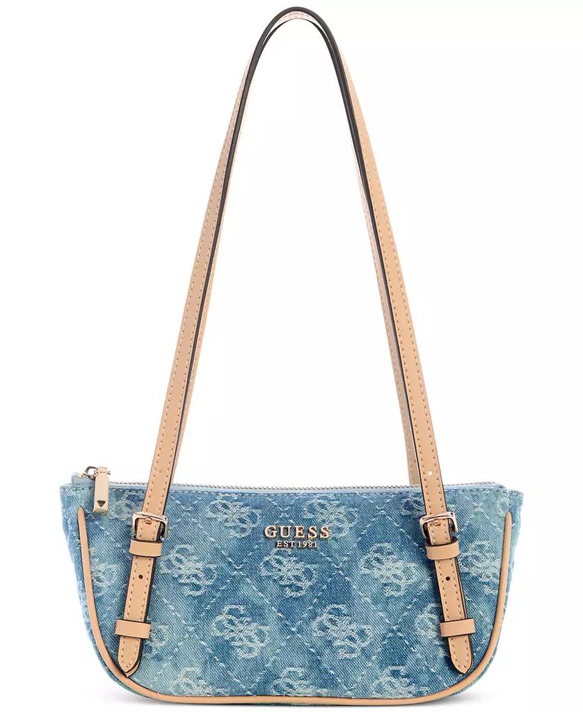 GUESS Yarmilla Double Pouch Crossbody White - Handbags