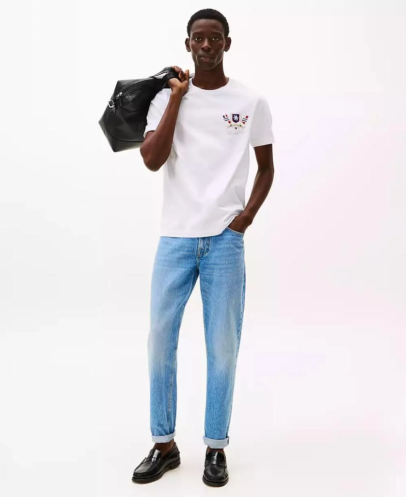 Tommy Hilfiger Men's Short Sleeve Color Crest Logo T-Shirt 4