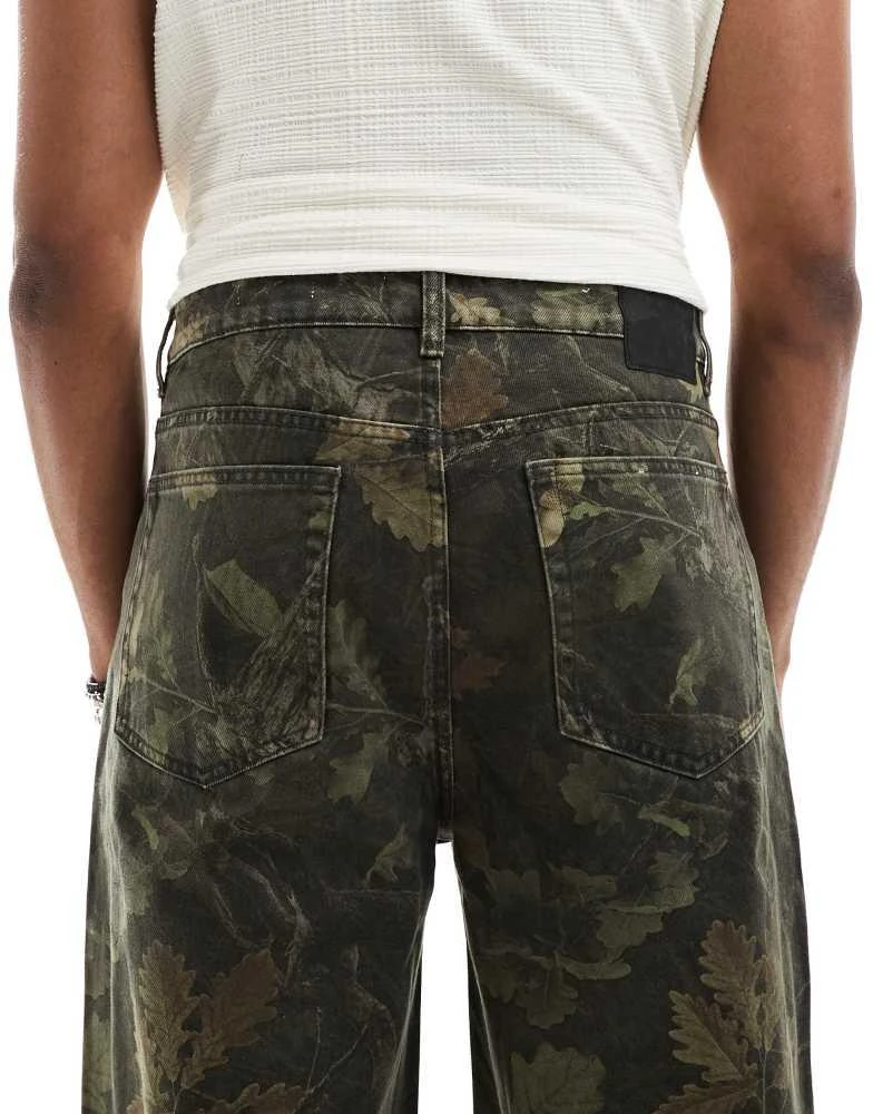 Cotton:On Cotton:On Super baggy jean in camo print 4