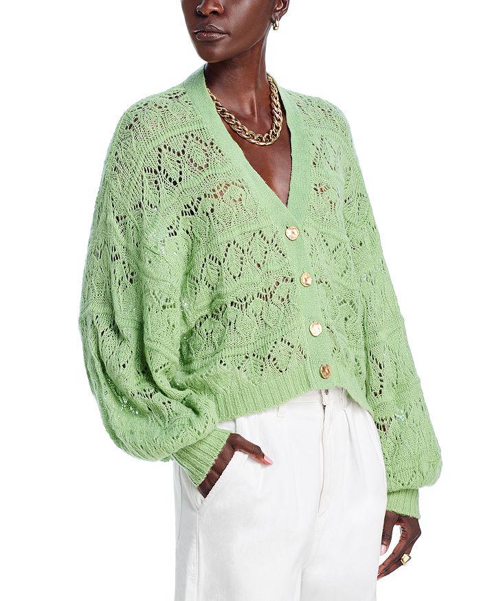 FARM Rio Textured Knit Cardigan