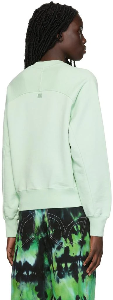 AMI Paris Green Ami de Cœur Sweatshirt 3