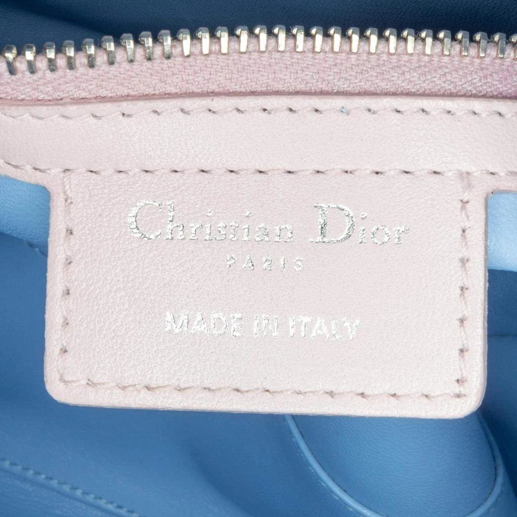 Dior Dior Red Medium Tricolor Lambskin Cannage Lady Dior 7