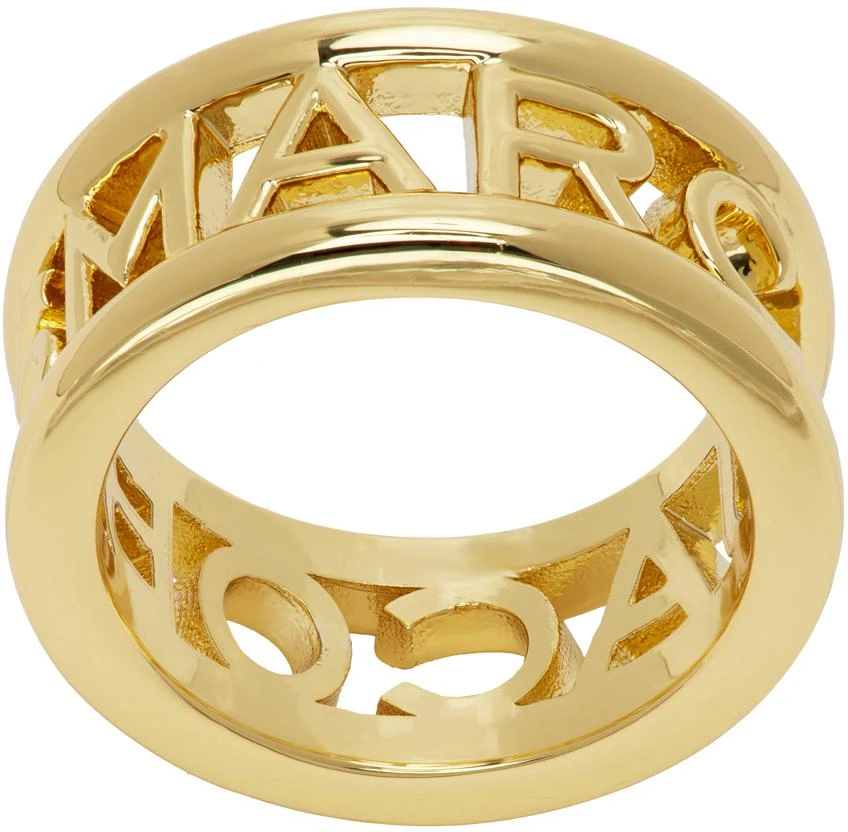 Marc Jacobs Gold 'The Monogram' Ring 1