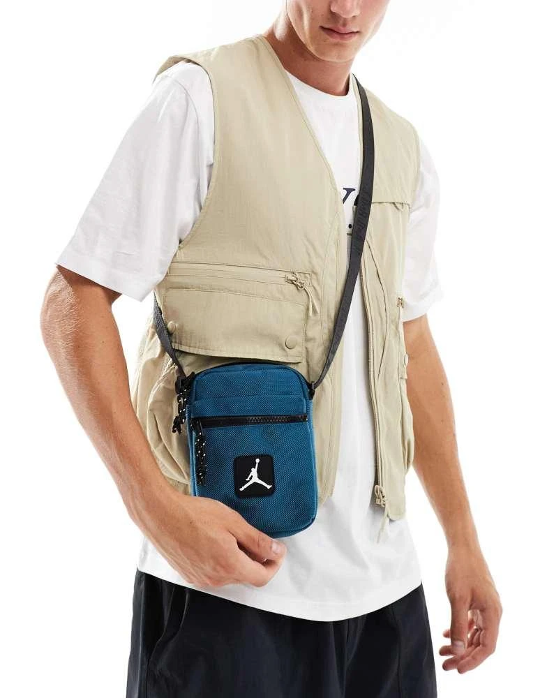 Jordan Jordan logo crossbody bag in blue 1