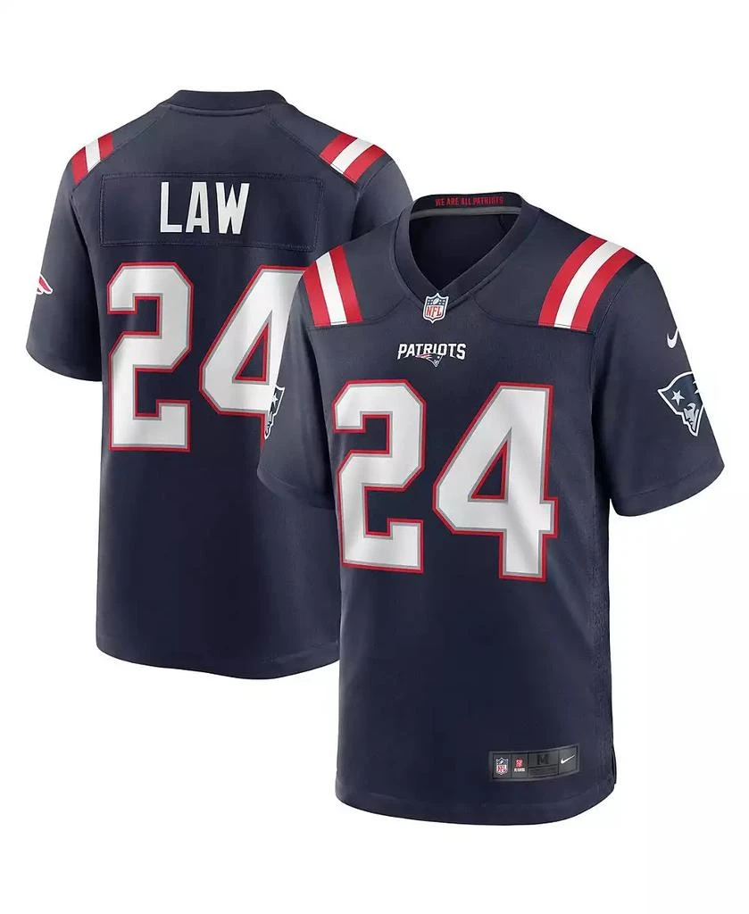 NIKE Men's Ty Law New England Patriots Game Retired Player Jersey 1