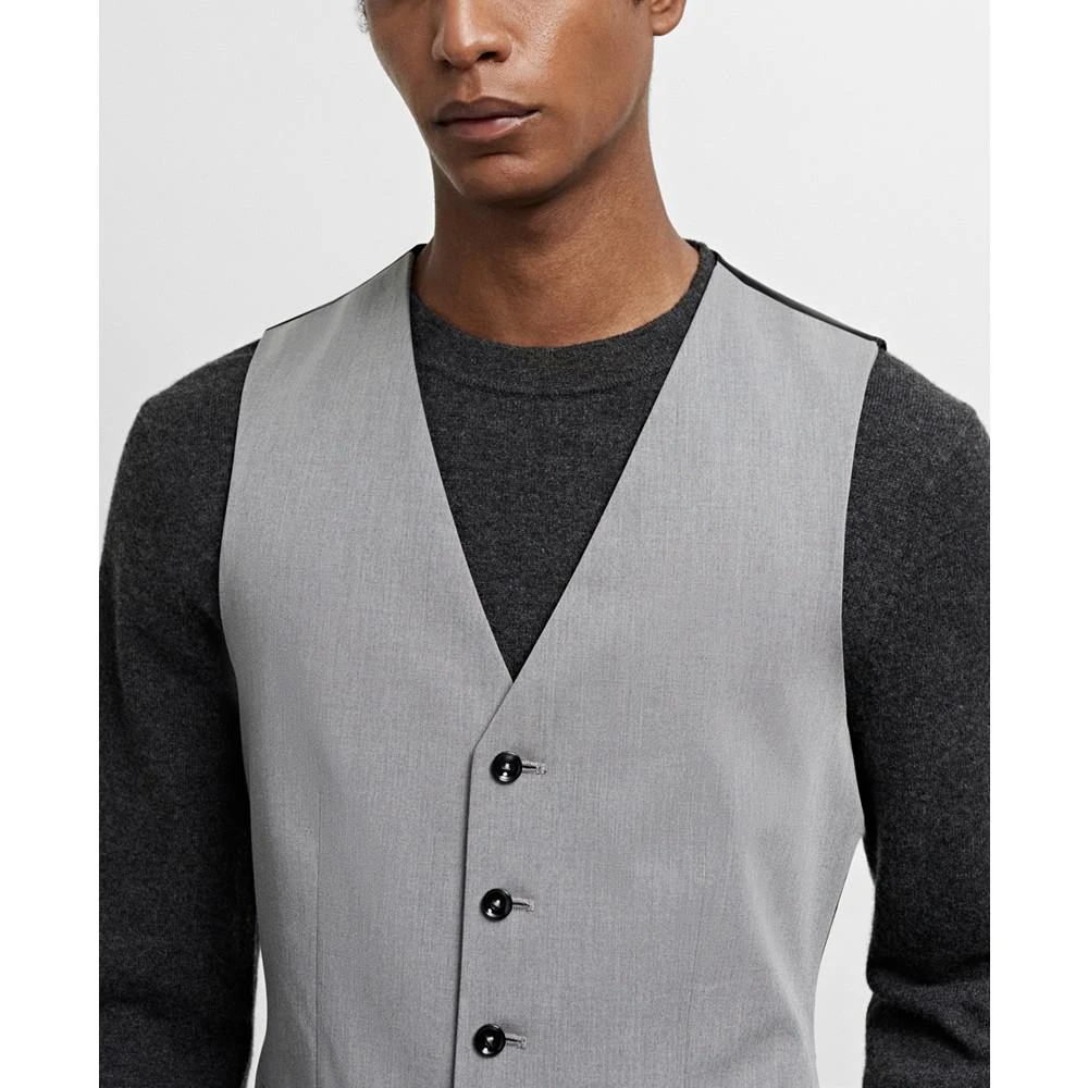 Mango Men's Super Slim-Fit Stretch Fabric Suit Vest 3