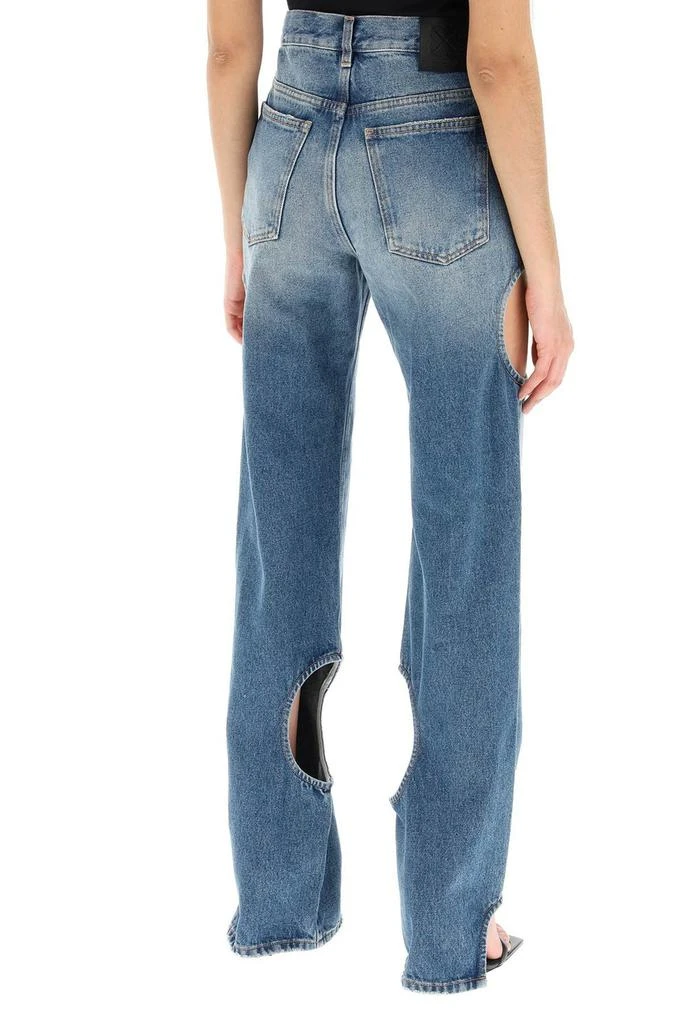 Off-White Off White Cut-Out High-Rise Jeans 3