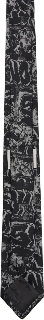 Vivienne Westwood Black Graffiti Tie 2