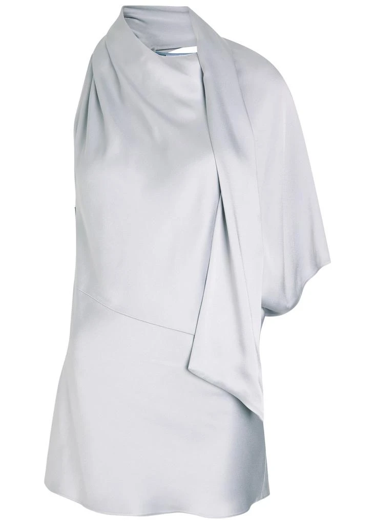 Stella McCartney Asymmetric satin top 1
