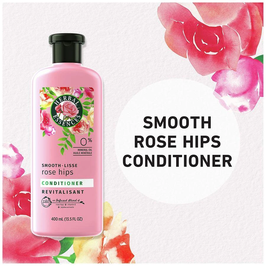 Herbal Essences Rose Hips Smooth Conditioner Luscious floral bouquet with rose petal top notes 4