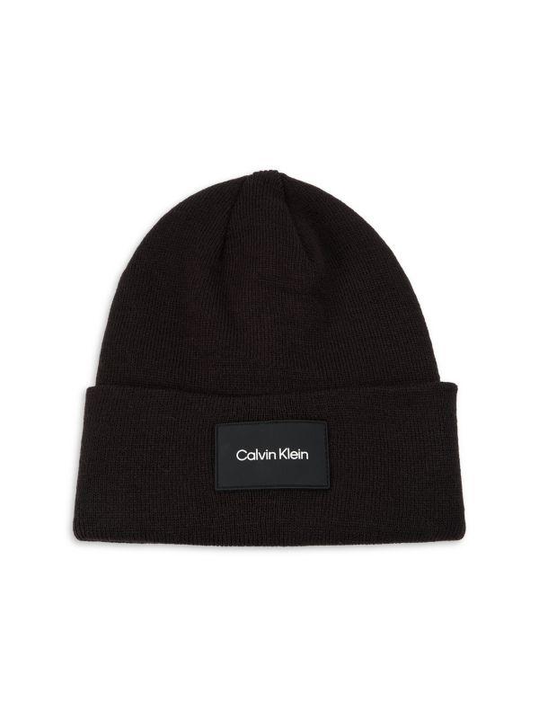 Calvin Klein Logo Patch Beanie