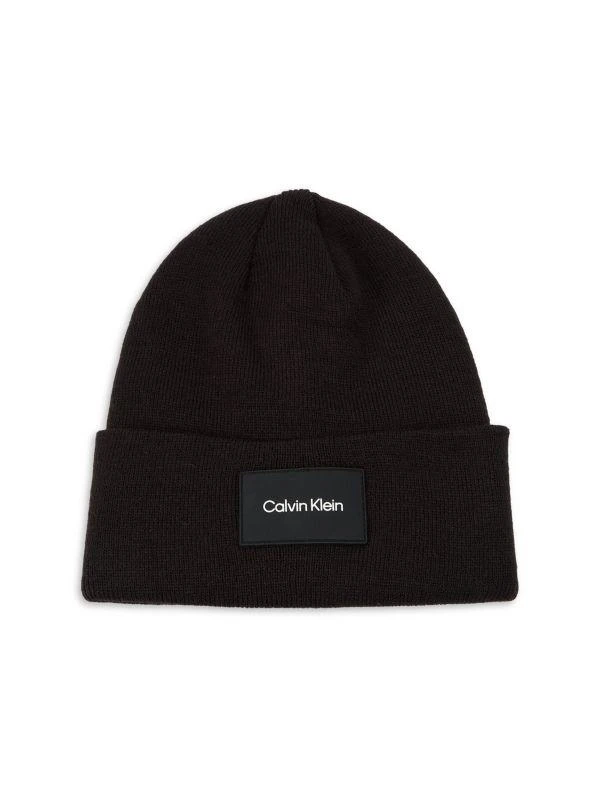 Calvin Klein Logo Patch Beanie 1