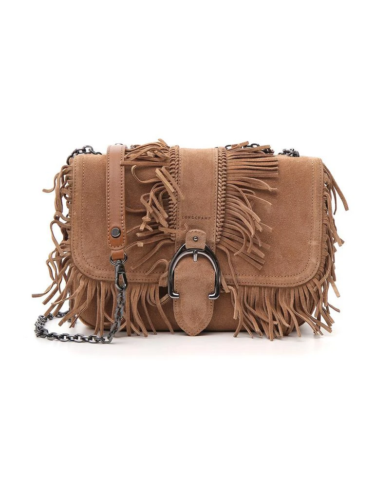 Longchamp Longchamp Fringed Front Flap Crossbody Bag 1