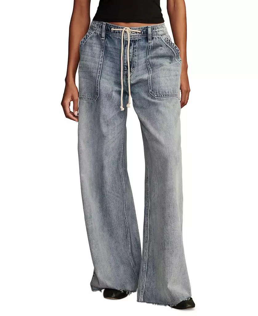 Lucky Brand Women's Patch-Pocket Pull-On Jeans 4