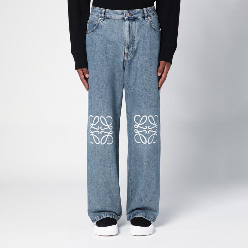 Loewe Anagram blue denim jeans