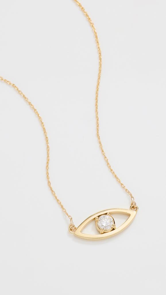 Jennifer Meyer 18k Open Evil Eye Necklace