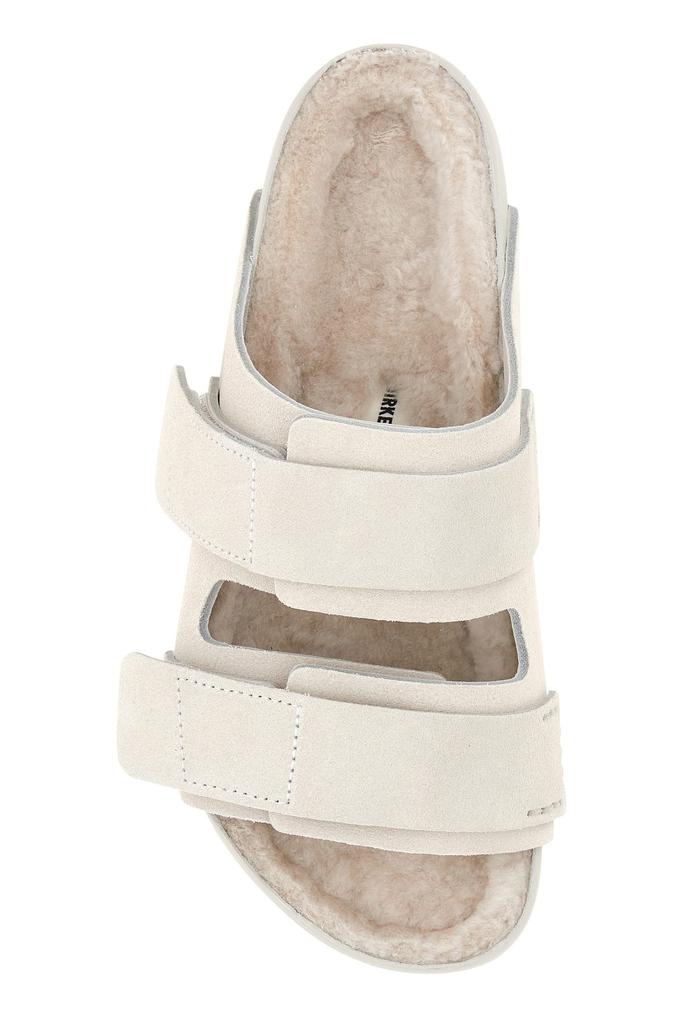 サンダル BIRKENSTOCK Beige suede Birkenstock X Tekla Uji slippers x Tekla Uji suede slides in beige - Birkenstock 1774 | Mytheresa