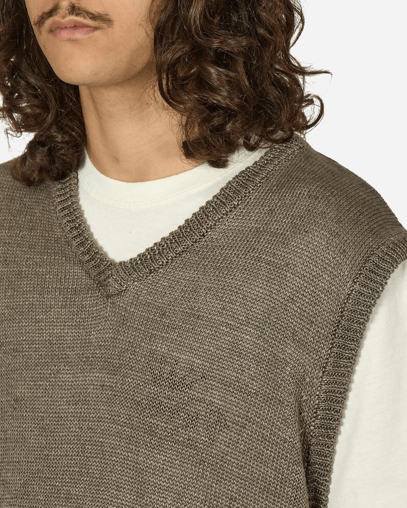 Shop Loose Knit Linen Vest Stone on Sale at BeyondStyle