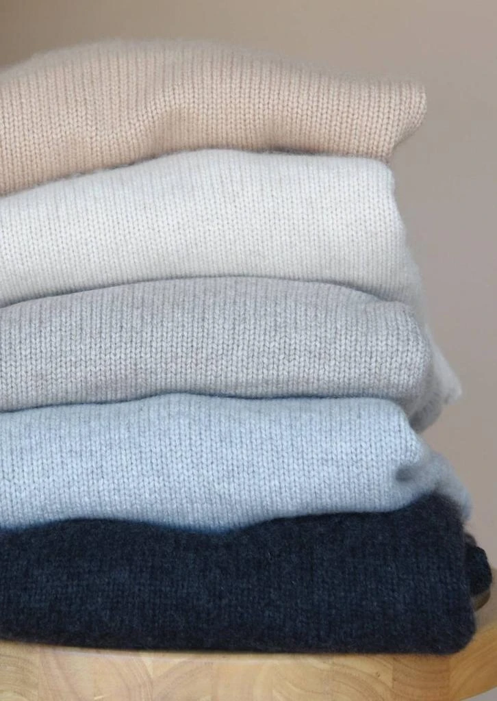 Beachwood Baby Cashmere Carmel Sweater In Pebble 3