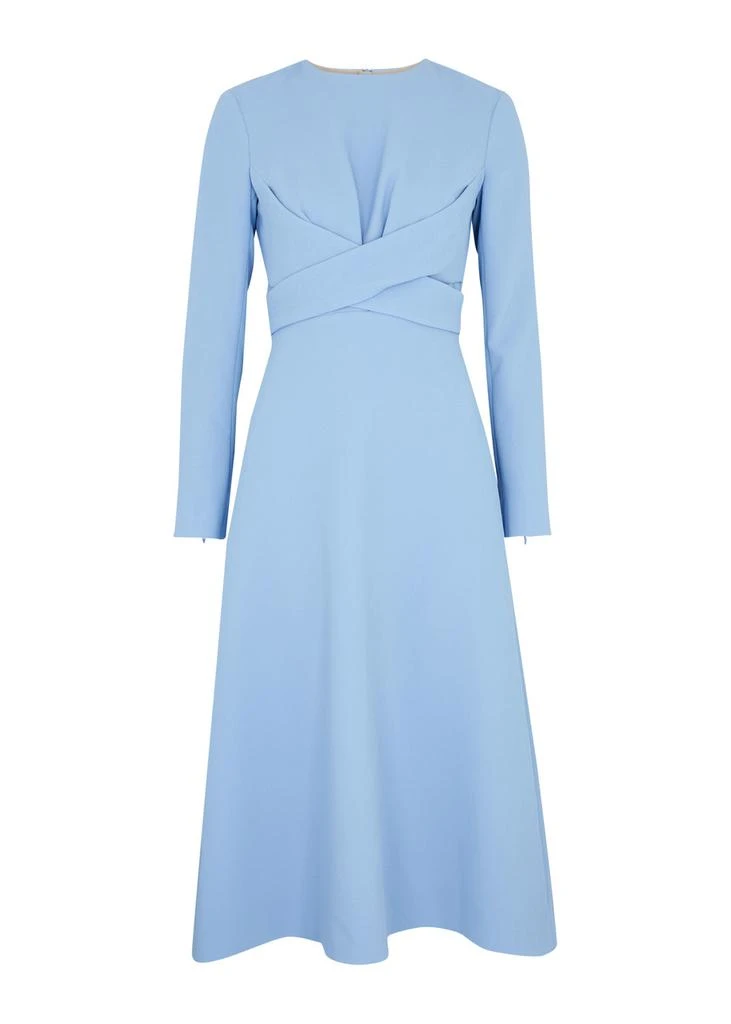 Emilia Wickstead Elta wrap-effect midi dress 1