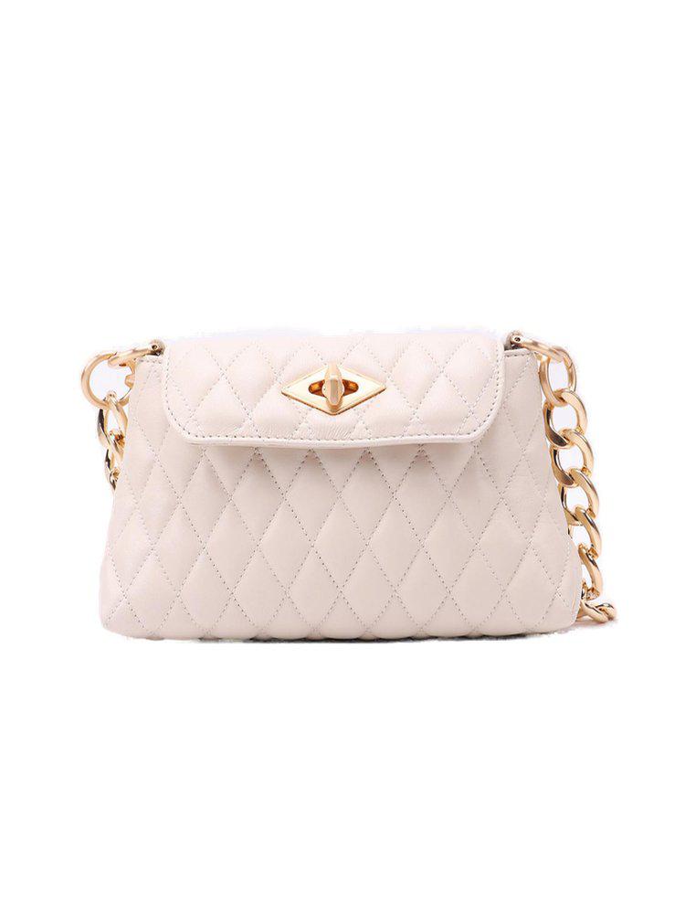 Ballantyne Ballantyne Diamond Quilted Chain-Linked Crossbody Bag