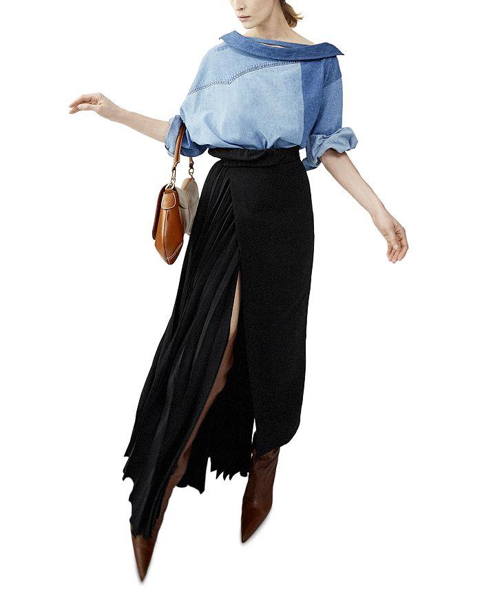 A.W.A.K.E. Mode Pleated Maxi Skirt