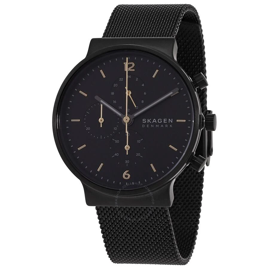 Skagen Ancher Chronograph Quartz Midnight Dial Men's Watch SKW6762 1